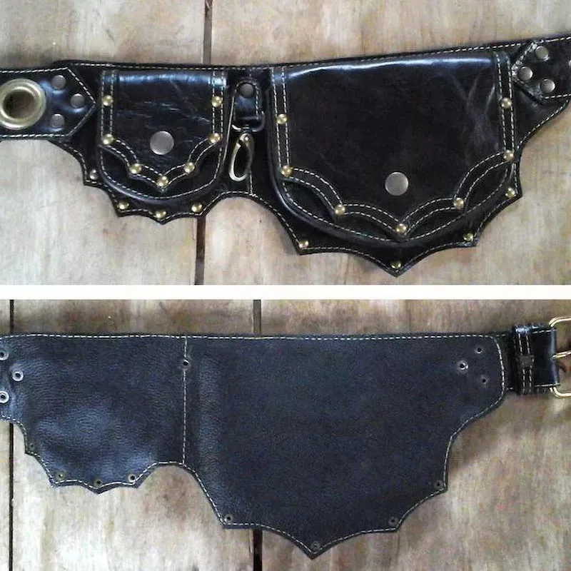 Sac Ceinture Médiéval Steampunk - Pochette Utilitaire - Image 12