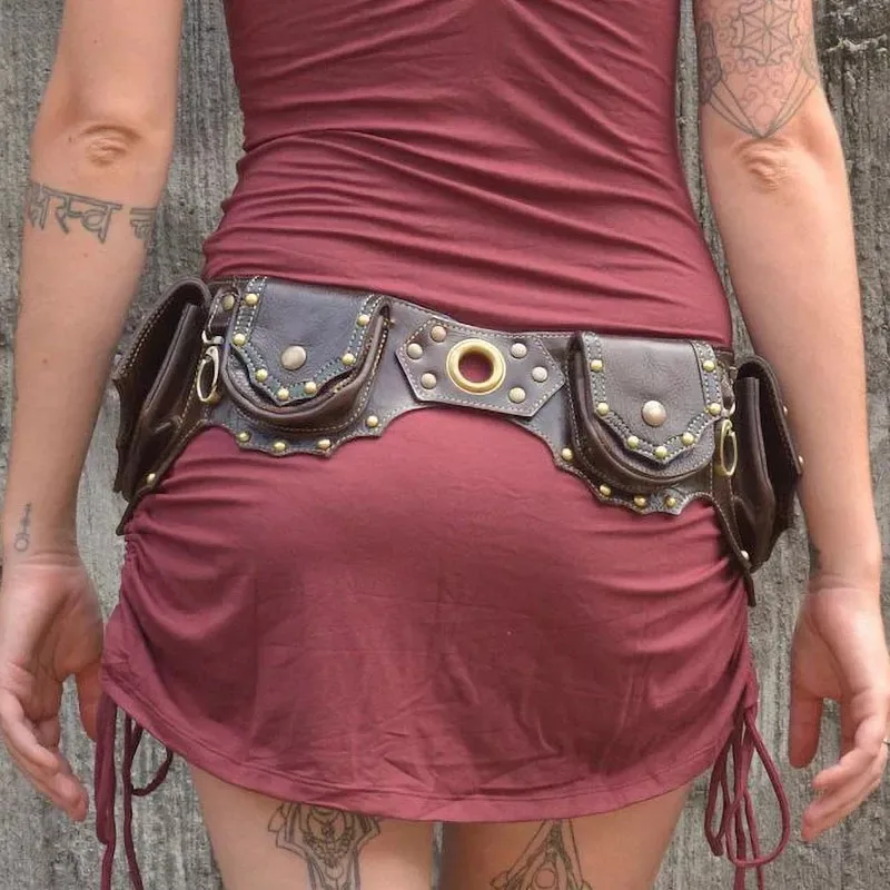 Sac Ceinture Médiéval Steampunk - Pochette Utilitaire - Image 3