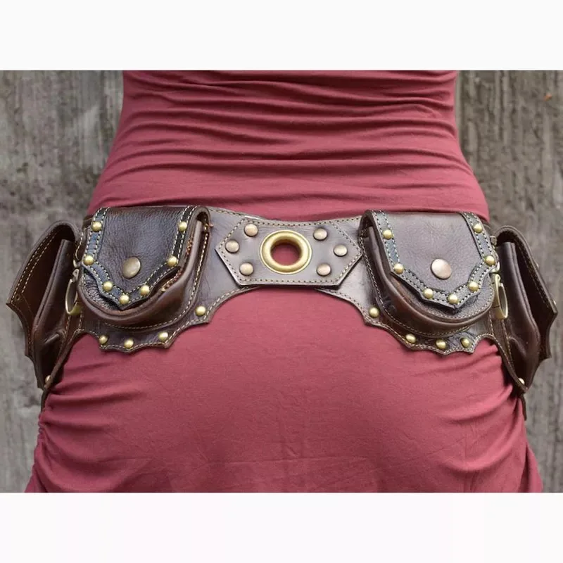 Sac Ceinture Médiéval Steampunk - Pochette Utilitaire - Image 6