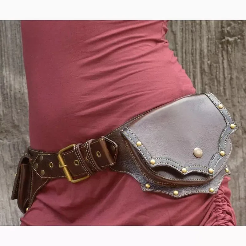 Sac Ceinture Médiéval Steampunk - Pochette Utilitaire - Image 8