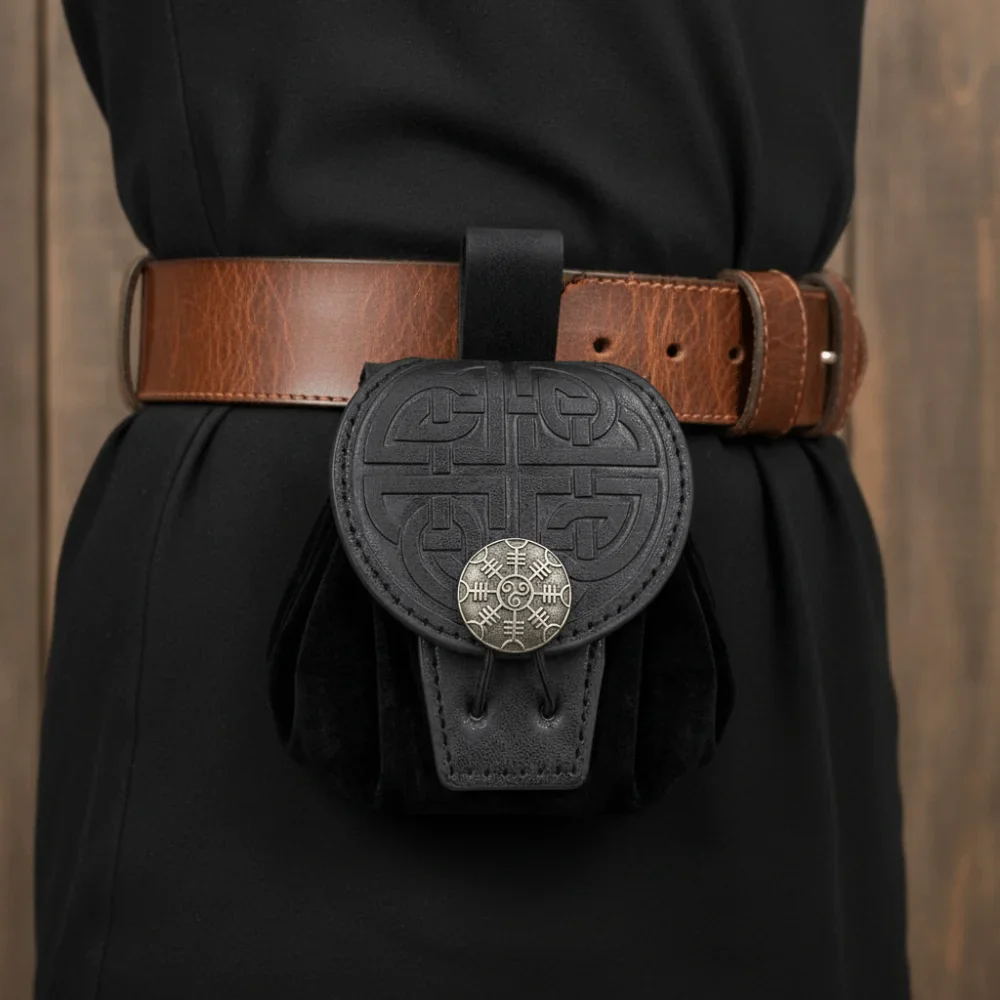 Sac Ceinture Steampunk - Petite Bourse Médiévale - Image 6