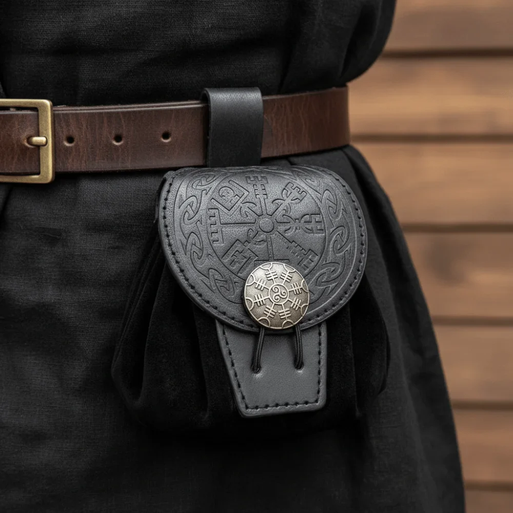 Sac Ceinture Steampunk - Petite Bourse Médiévale - Image 8