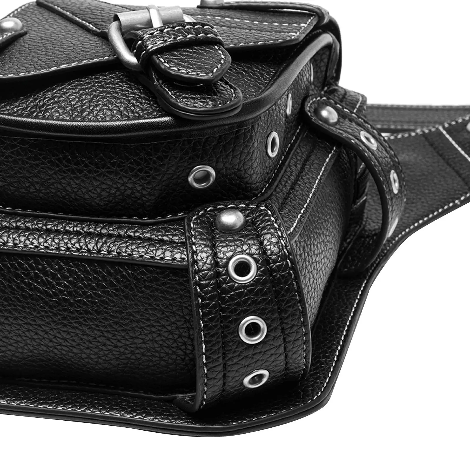 Sac de Cuisse Moto Steampunk - Noir - Image 6