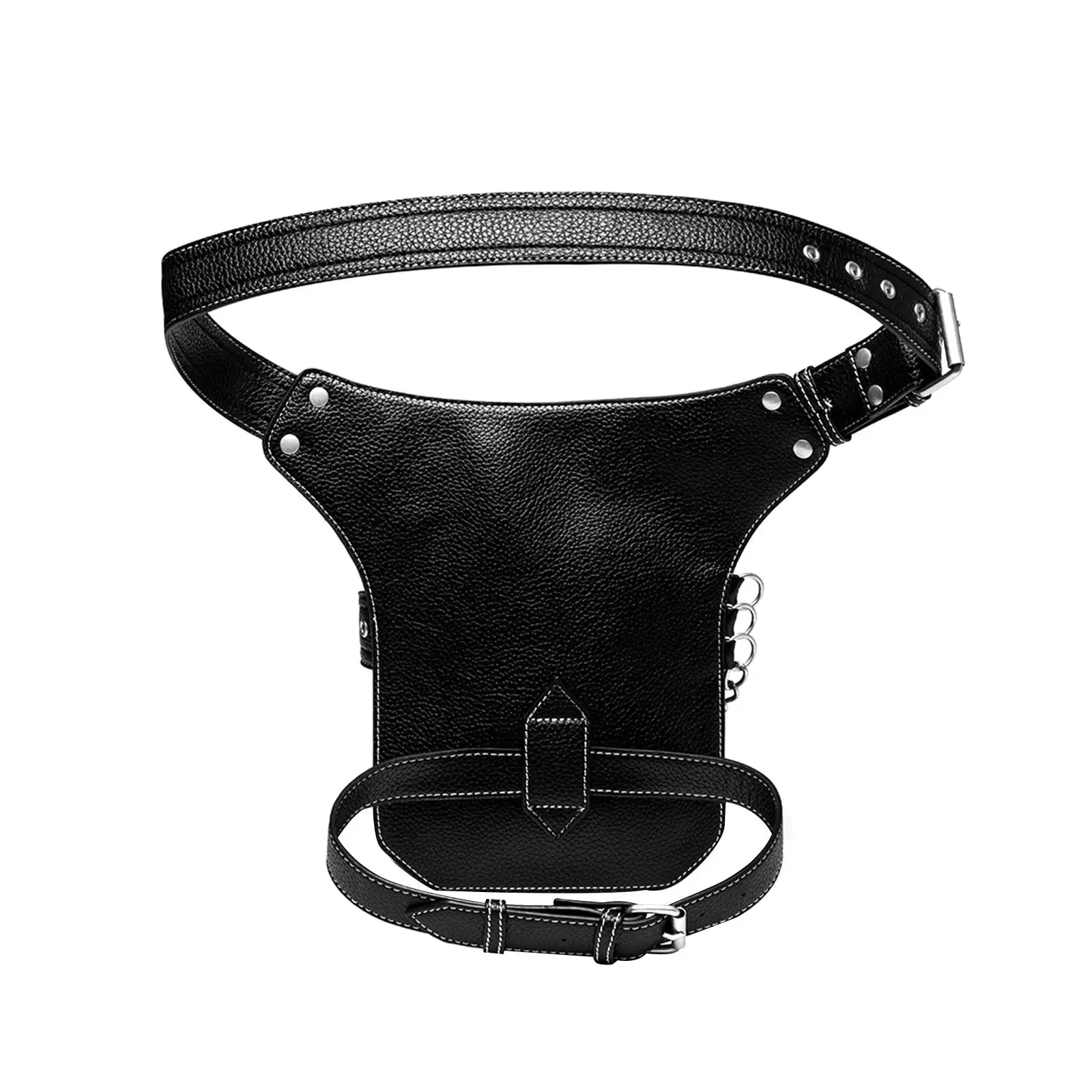 Sac de Cuisse Moto Steampunk - Noir - Image 8