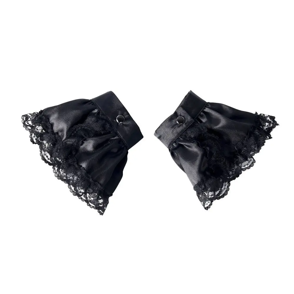 Set Jabot Victorien Femme - Col et Poignets Détachables - Image 4