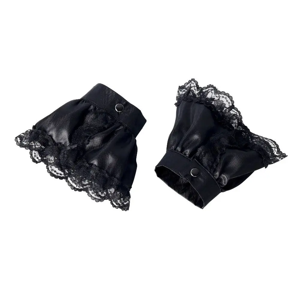 Set Jabot Victorien Femme - Col et Poignets Détachables - Image 9
