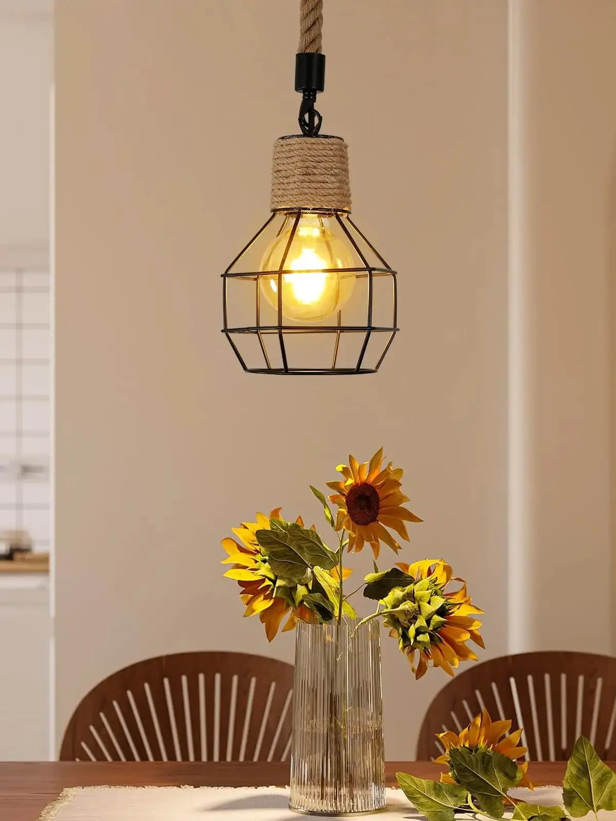 Suspension Industrielle Vintage - Image 5