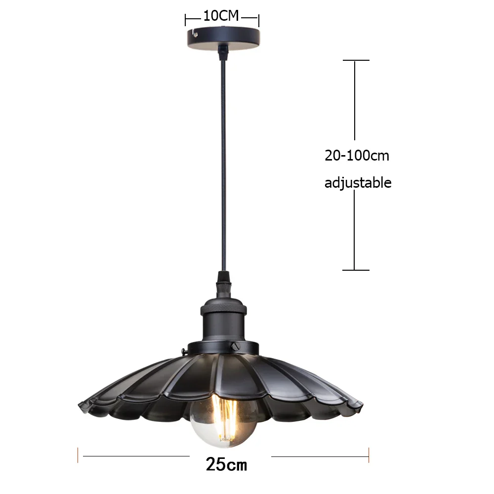 Lampe Steampunk — Suspension BlackFlower - Image 8