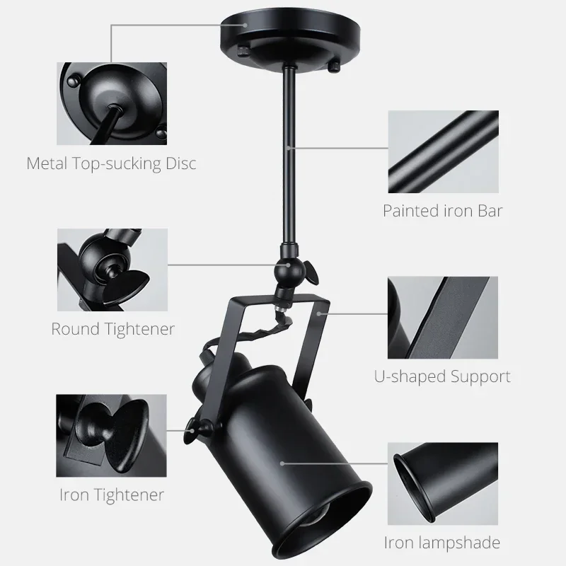 Lampe Projecteur Pinewood - Image 6