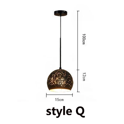 Suspension Vintage Steampunk en Fer Perforé - Constellation Industrielle - Image 2