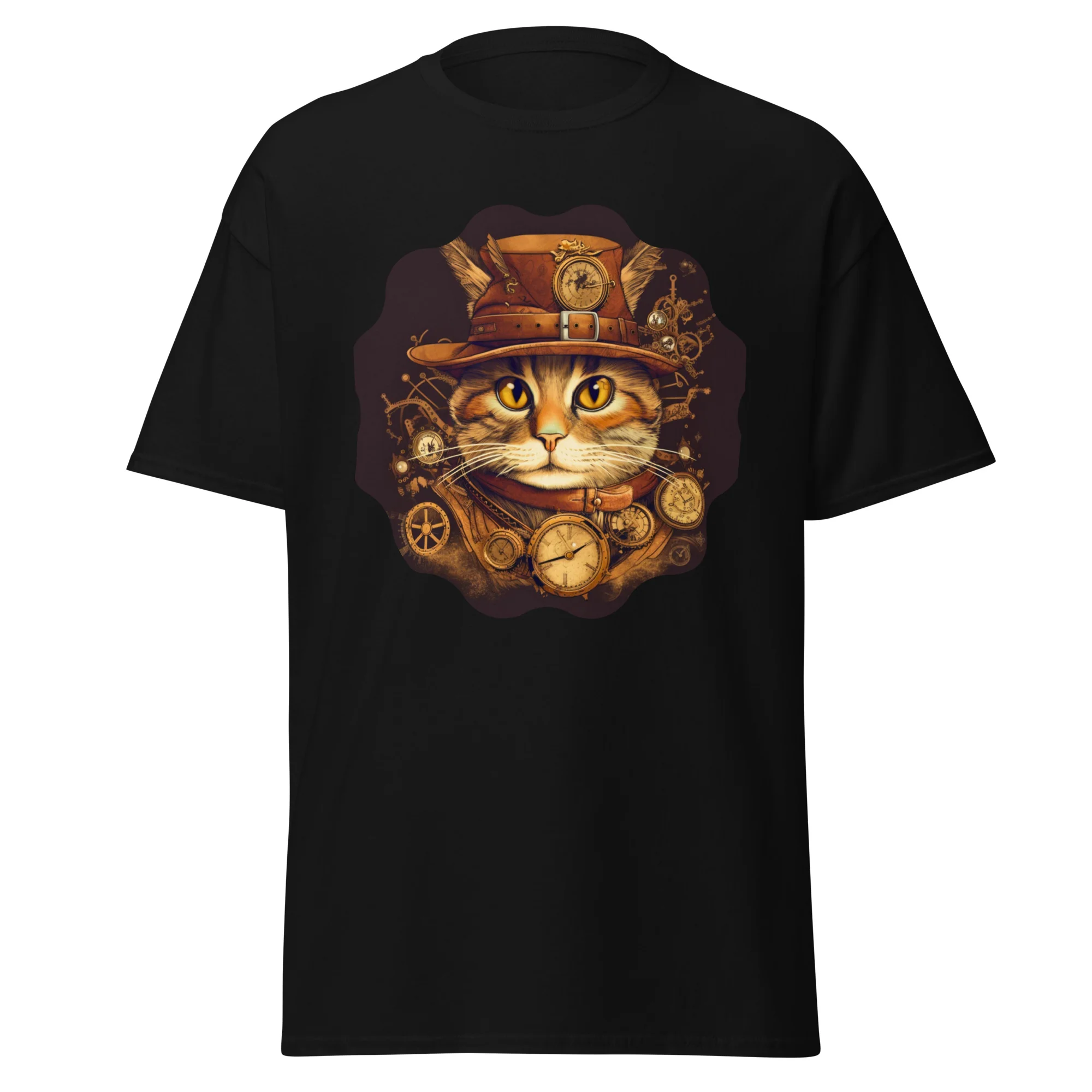 T — Shirt Chaton Vintage - Look Steampunk