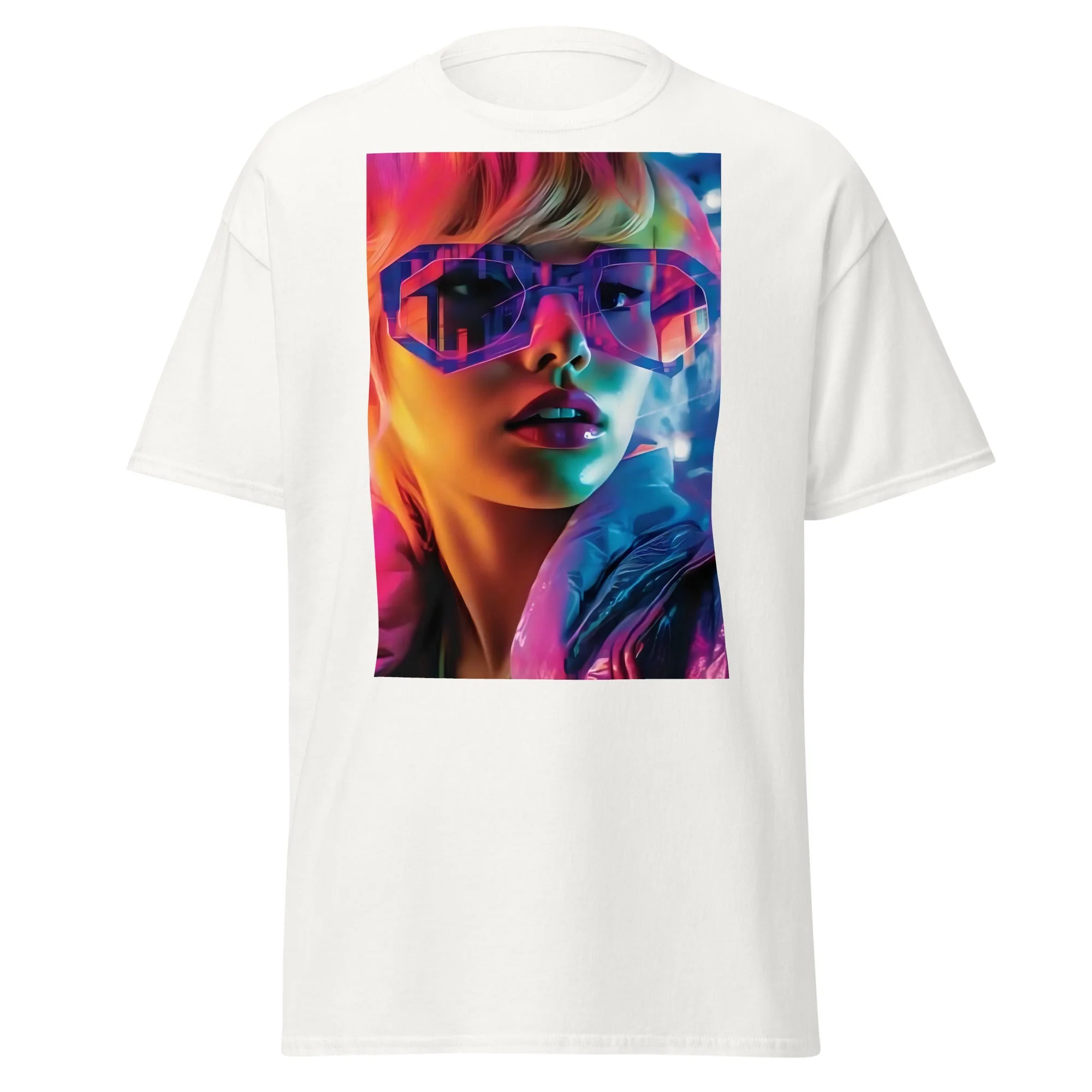 T Shirt Cyberpunk — Néon Girl - Image 13
