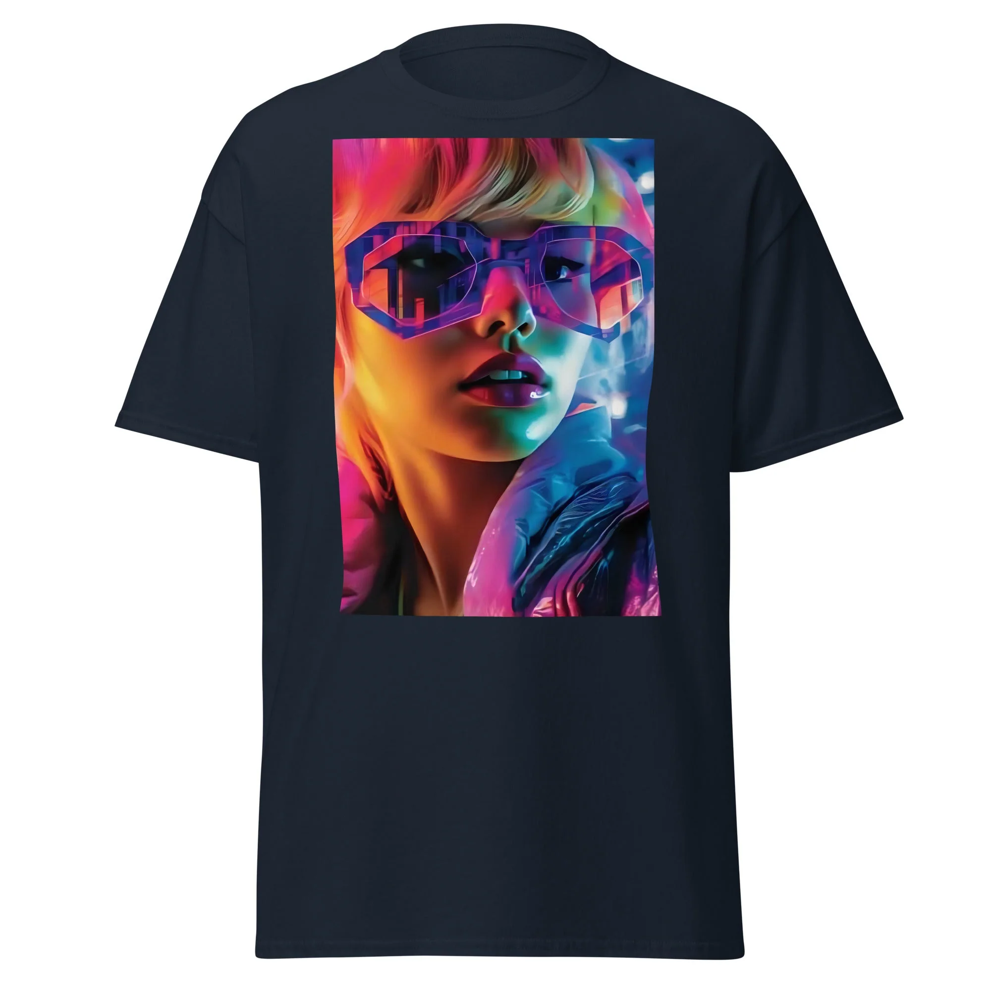 T Shirt Cyberpunk — Néon Girl - Image 5