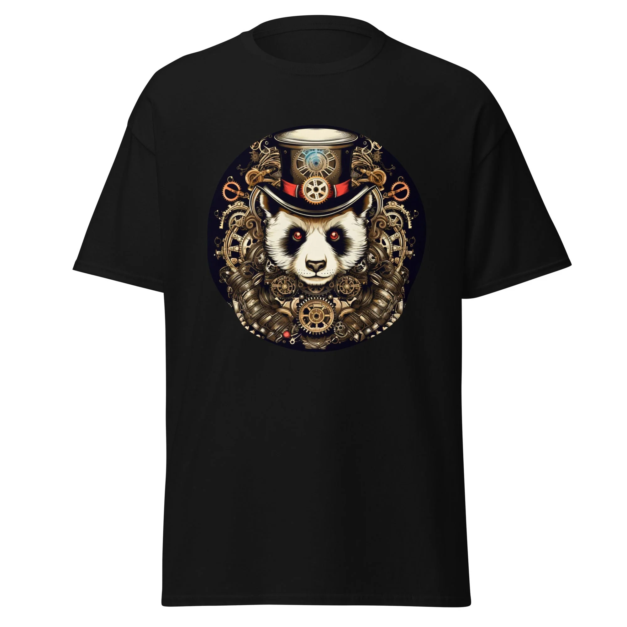 T — Shirt Panda Gentleman Steampunk