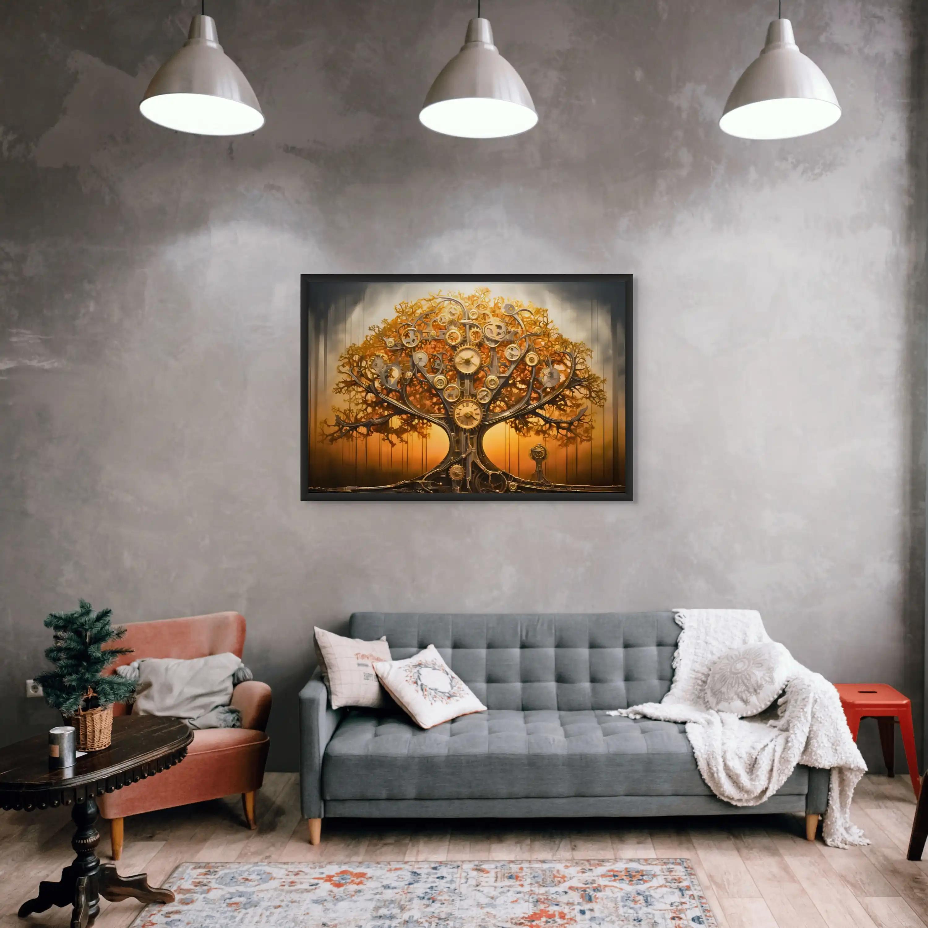 Tableau Arbre de Vie Steampunk - Image 4