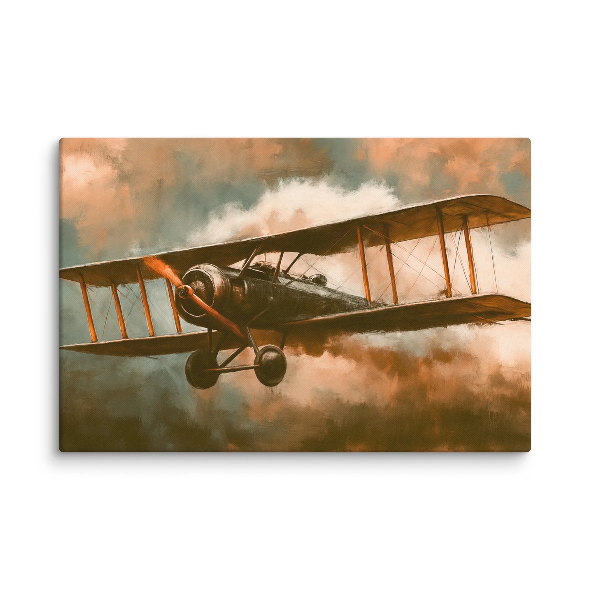 Tableau Avion Vintage — Biplan d' Antan - Image 4