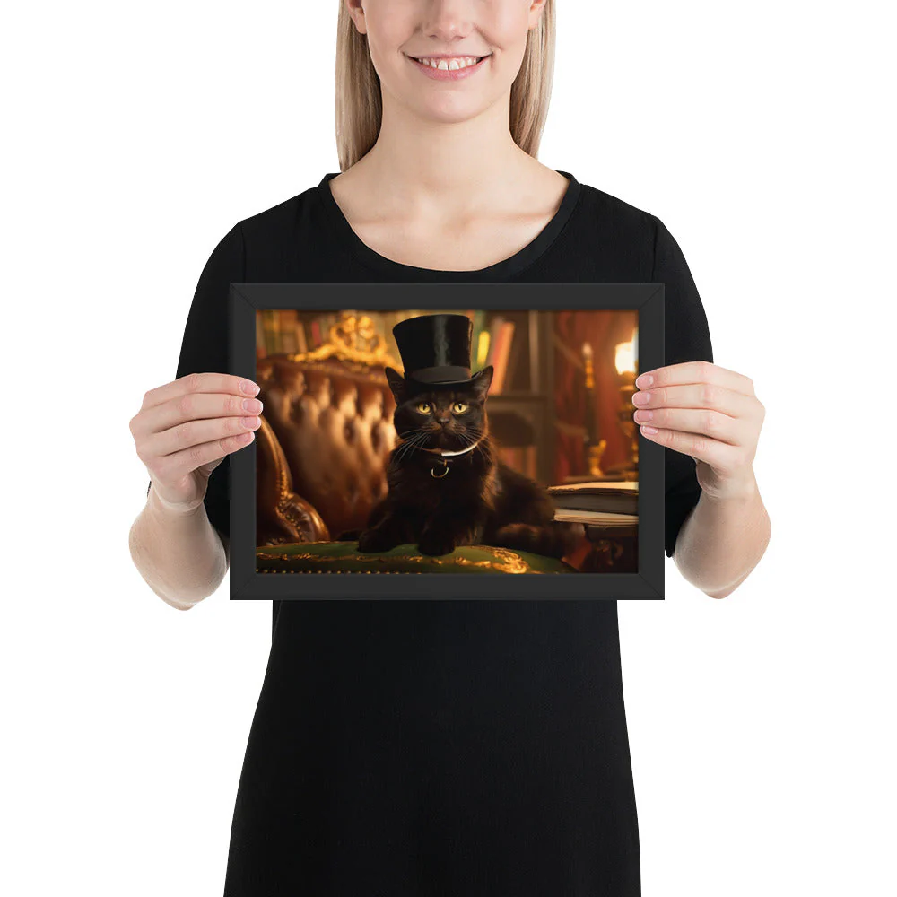 Tableau Chat Noir — Aristocrate - Image 8