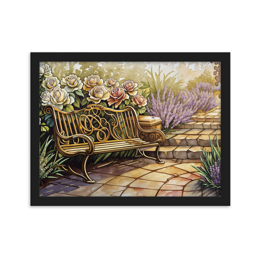Tableau Fleurs Vintage — Jardin Anglais - Image 10