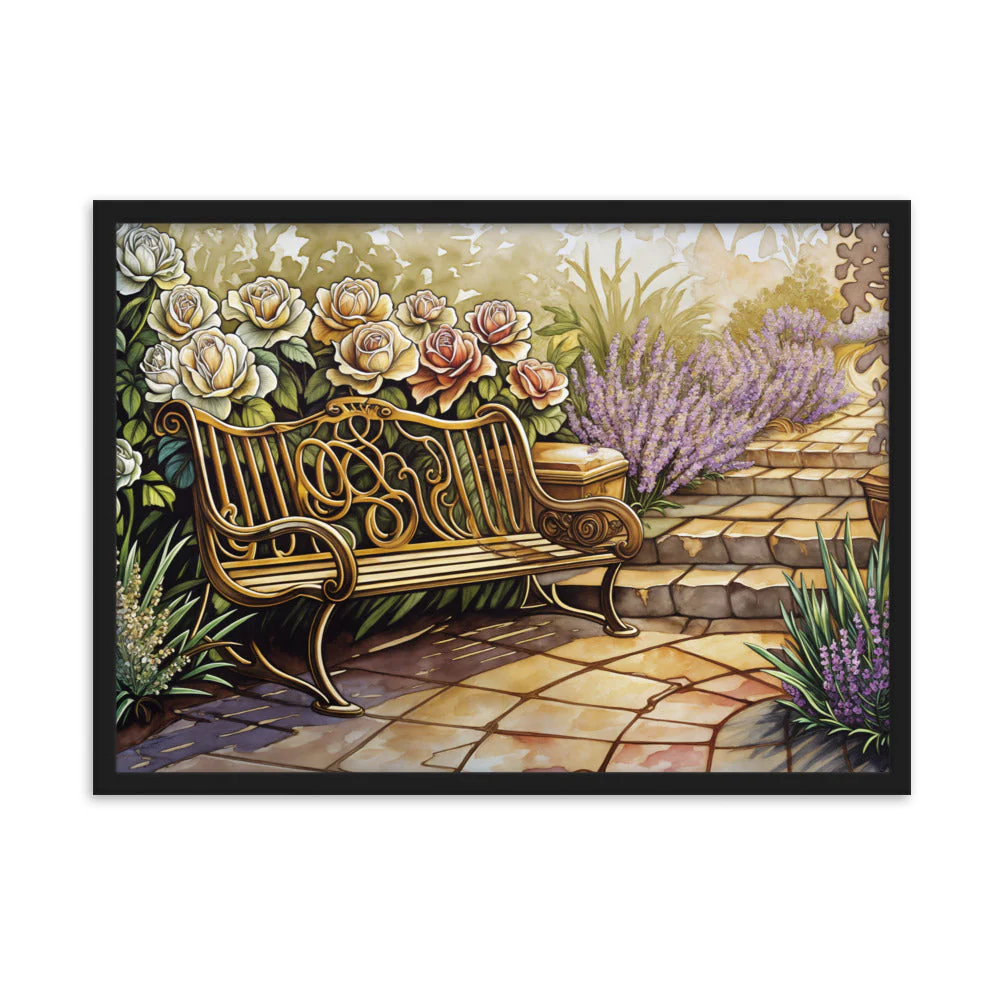 Tableau Fleurs Vintage — Jardin Anglais - Image 11