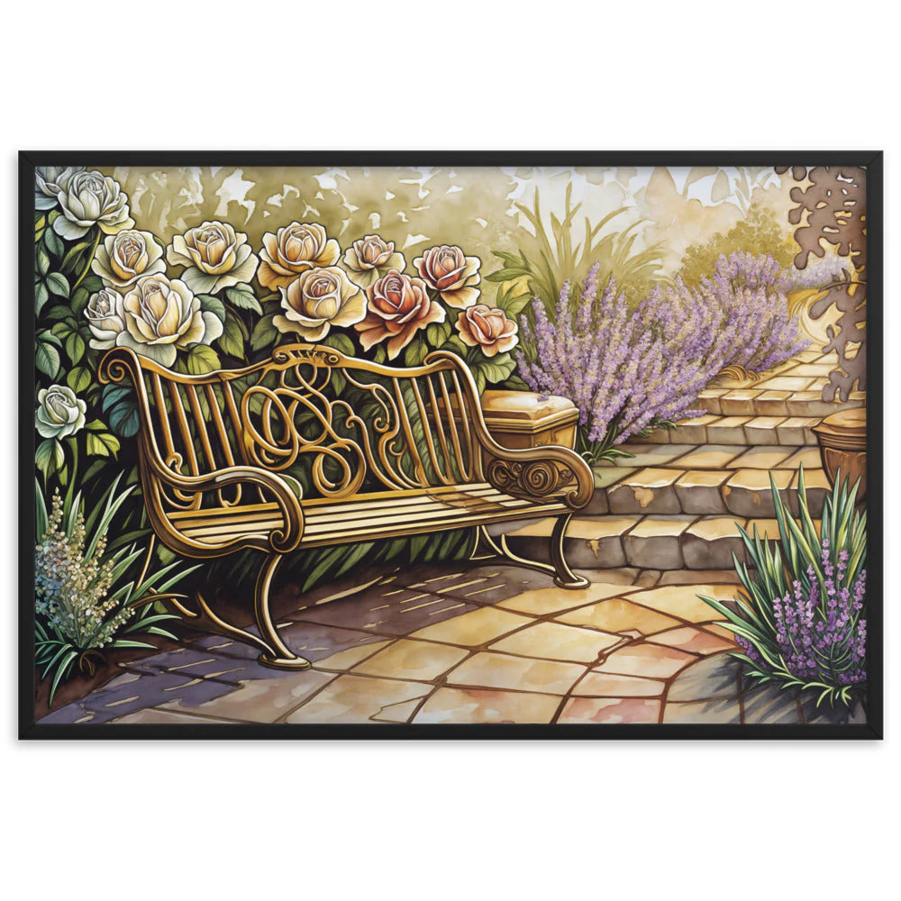Tableau Fleurs Vintage — Jardin Anglais - Image 12