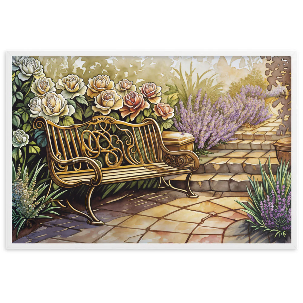 Tableau Fleurs Vintage — Jardin Anglais - Image 8