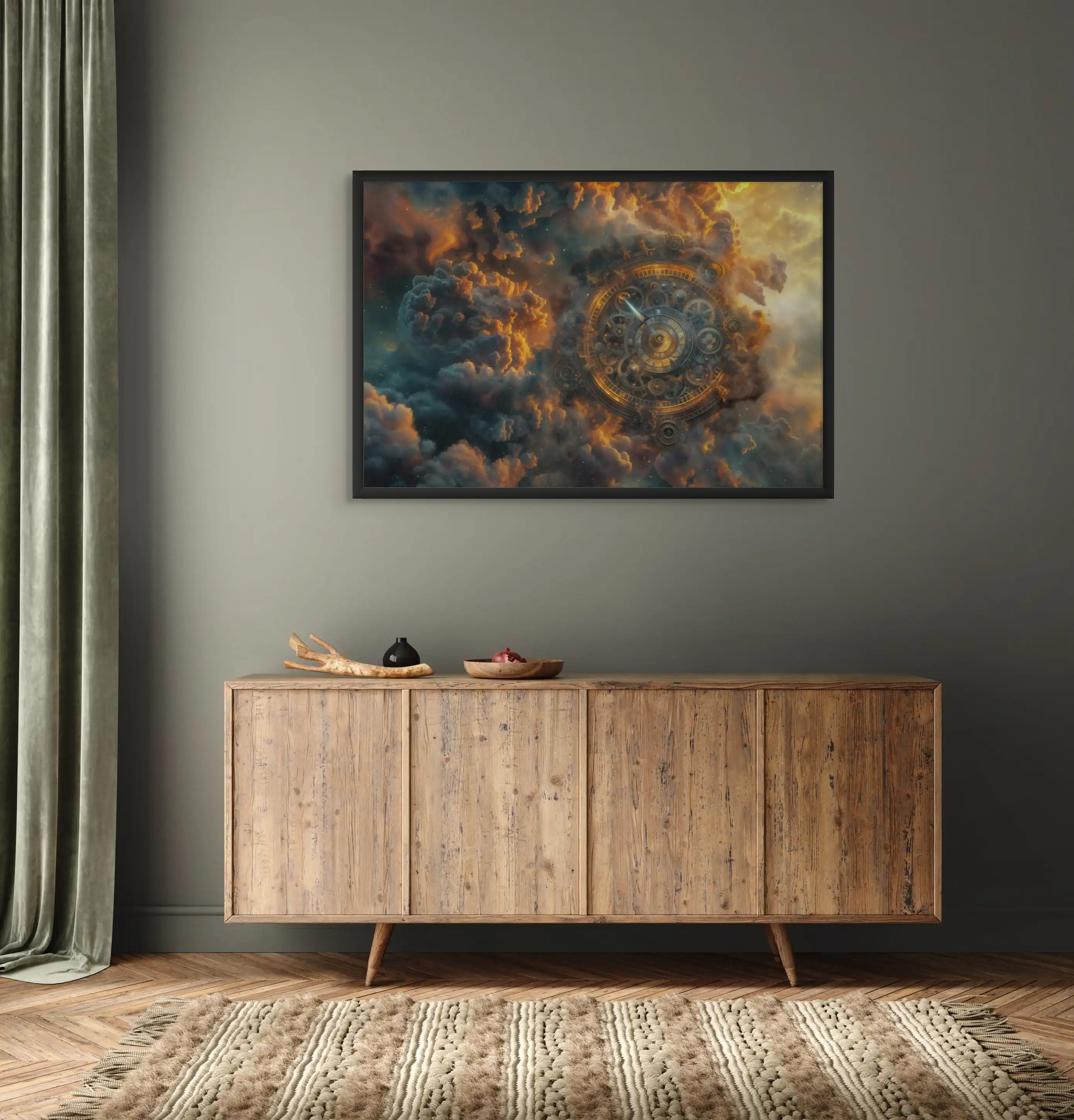 Tableau Horloge Steampunk — Hors du Temps - Image 2