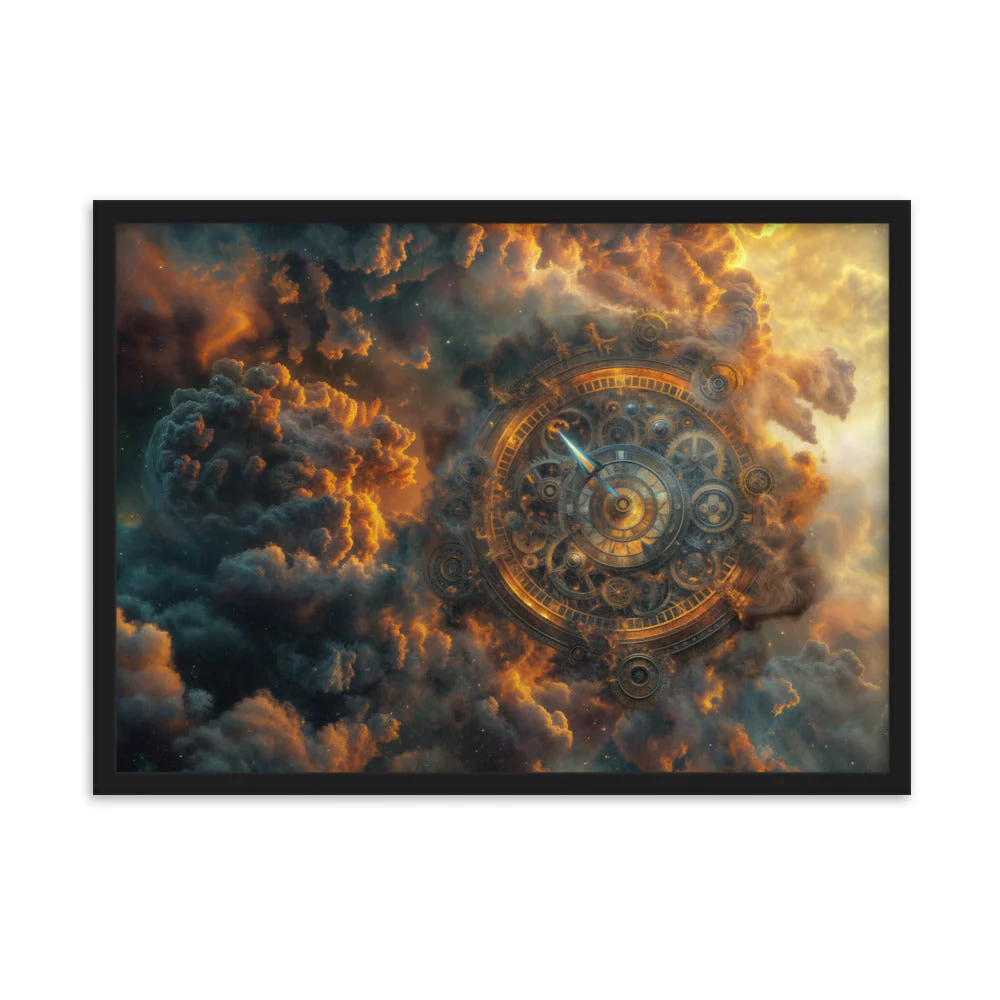 Tableau Horloge Steampunk — Hors du Temps - Image 8