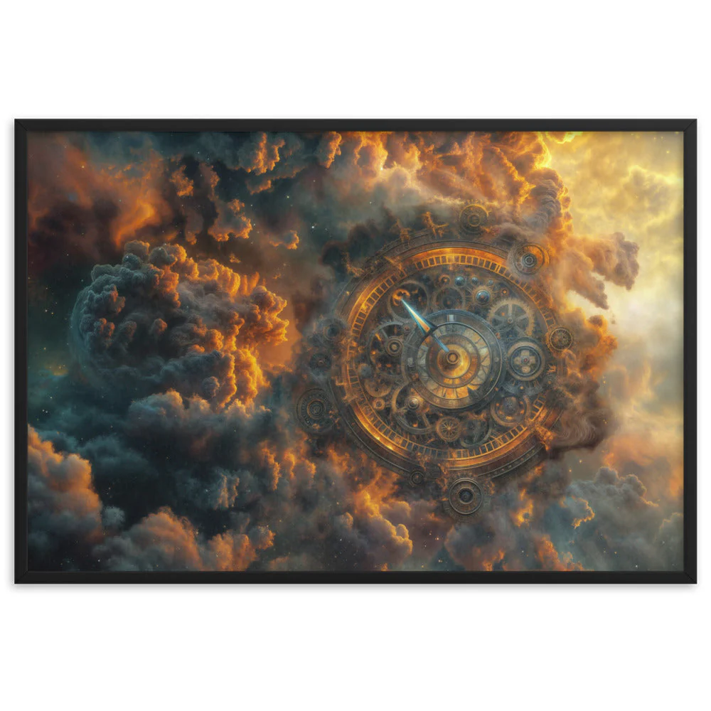 Tableau Horloge Steampunk — Hors du Temps - Image 9