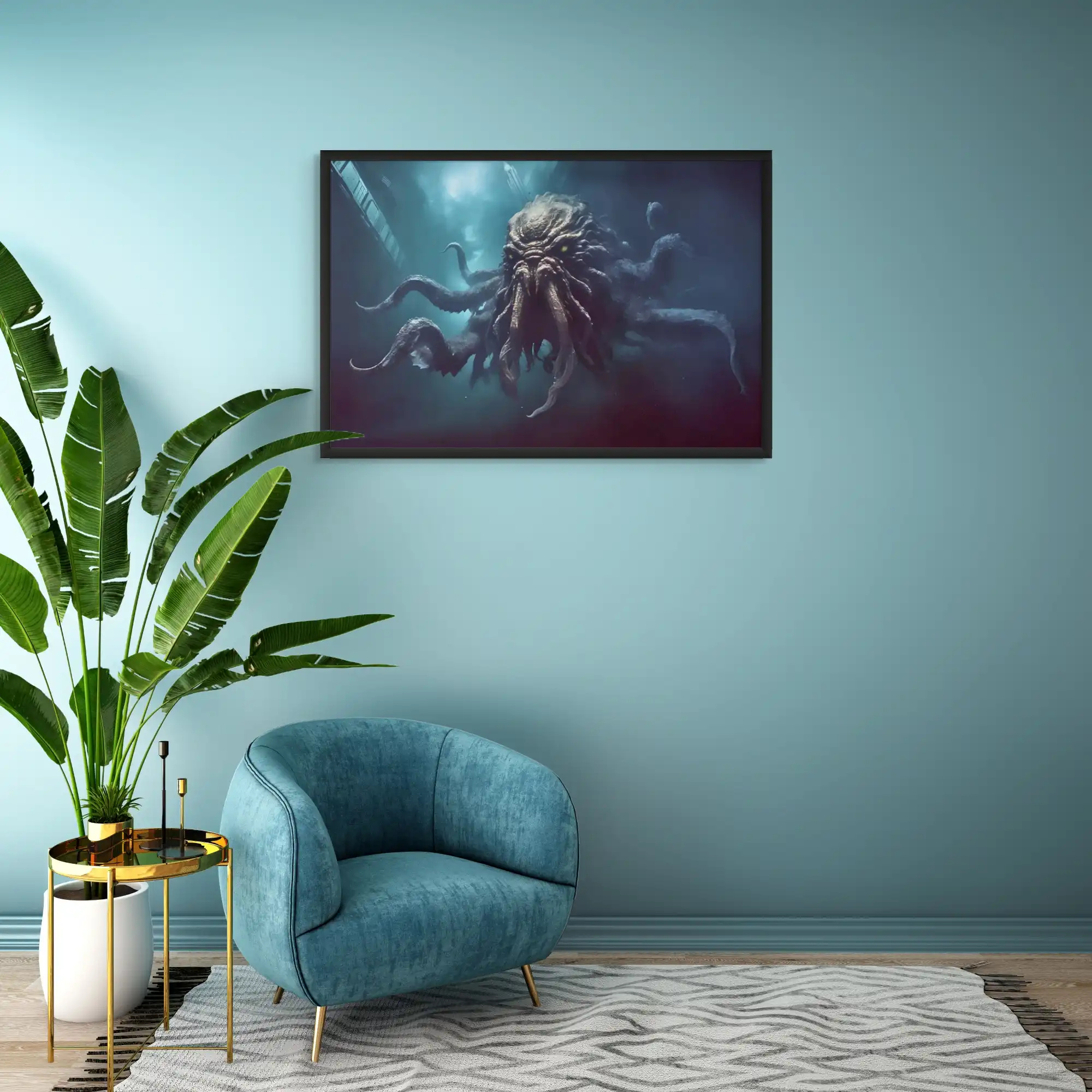 Tableau Kraken — Monstre des Profondeurs