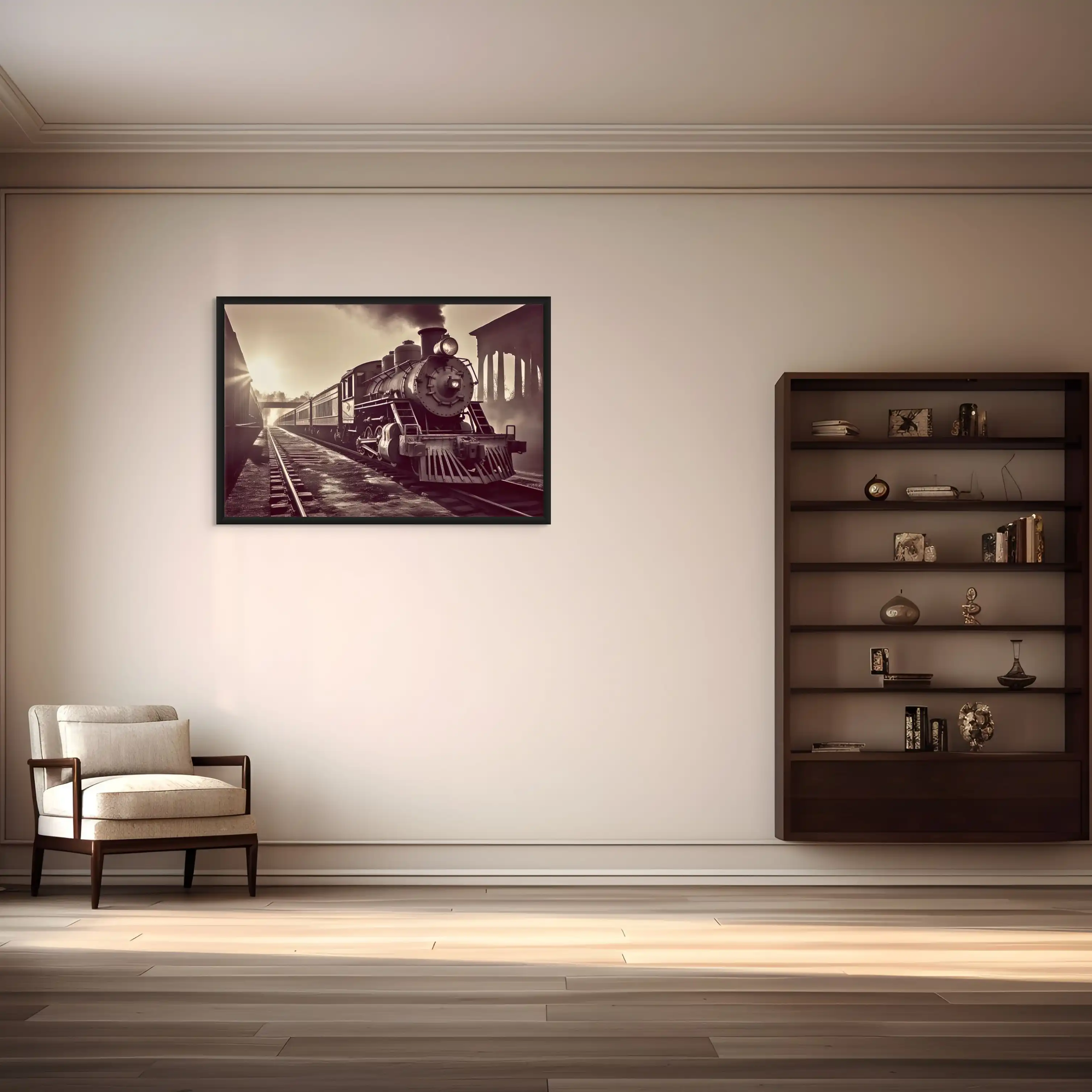 Tableau Locomotive Vintage - Image 4