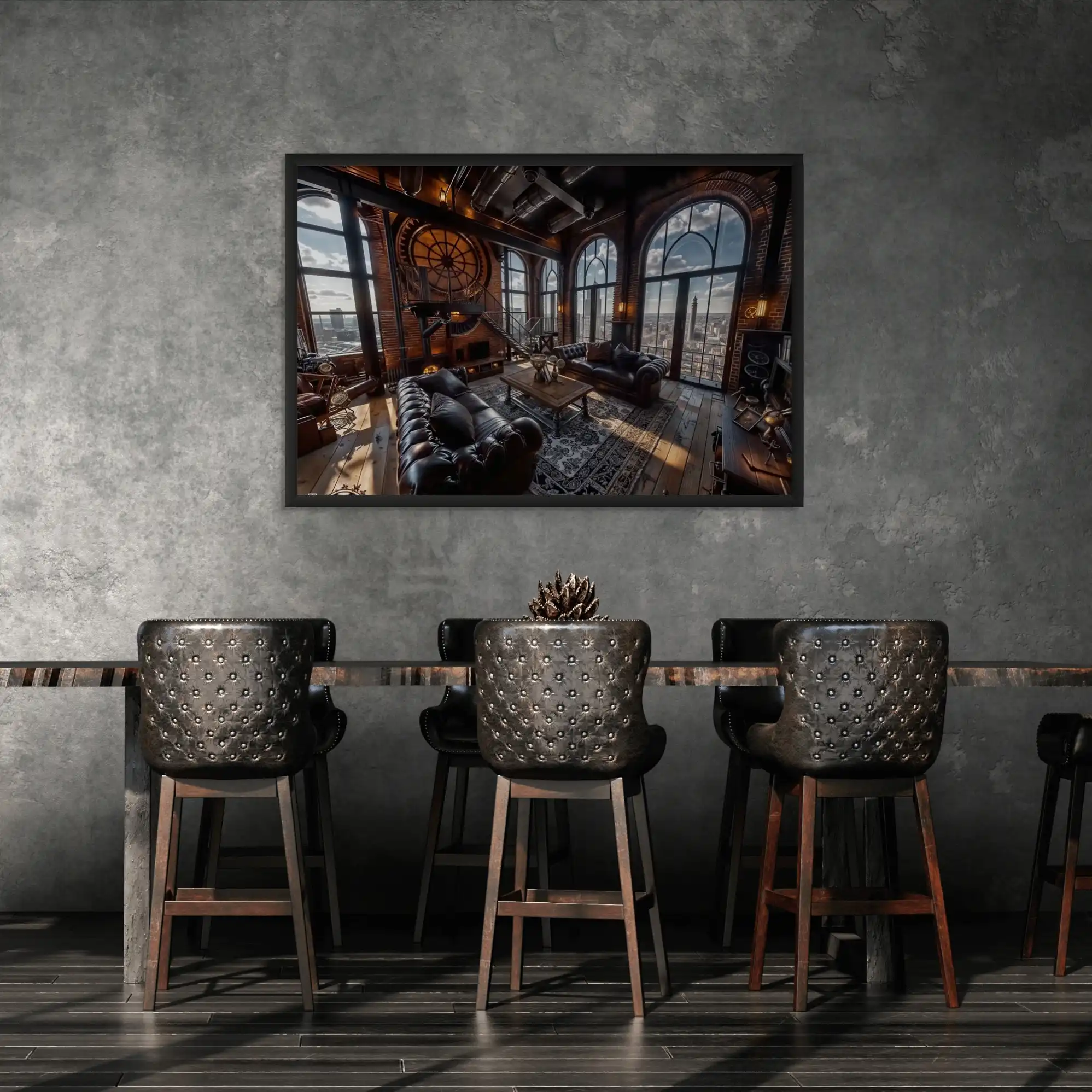 Tableaux de Style Loft — New-Yorkais Steampunk - Image 2