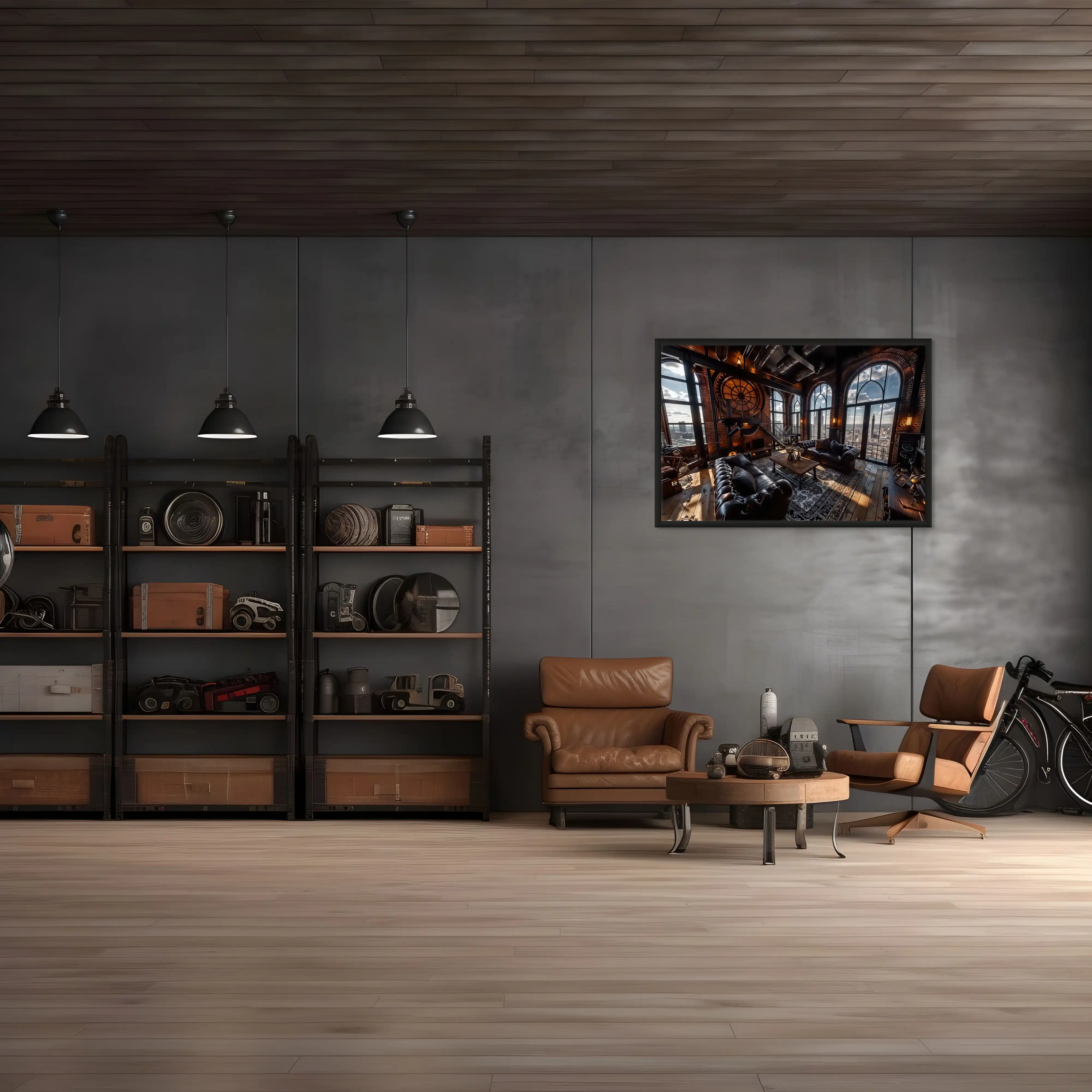 Tableaux de Style Loft — New-Yorkais Steampunk - Image 3