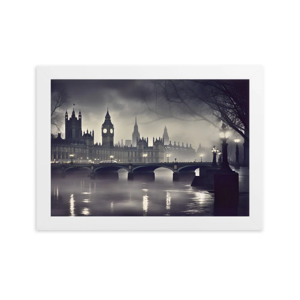 Tableau Londres Noir et Blanc — Esprit Victorien - Image 10