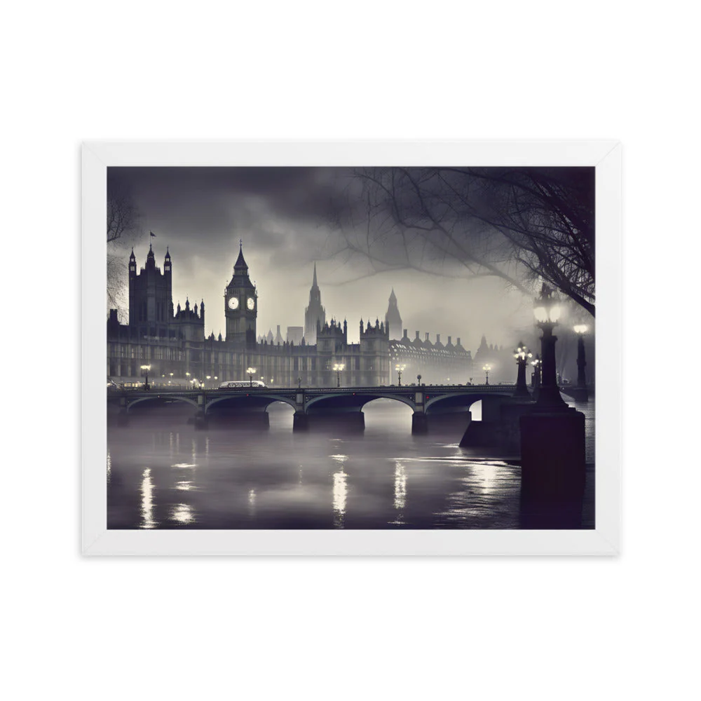 Tableau Londres Noir et Blanc — Esprit Victorien - Image 11