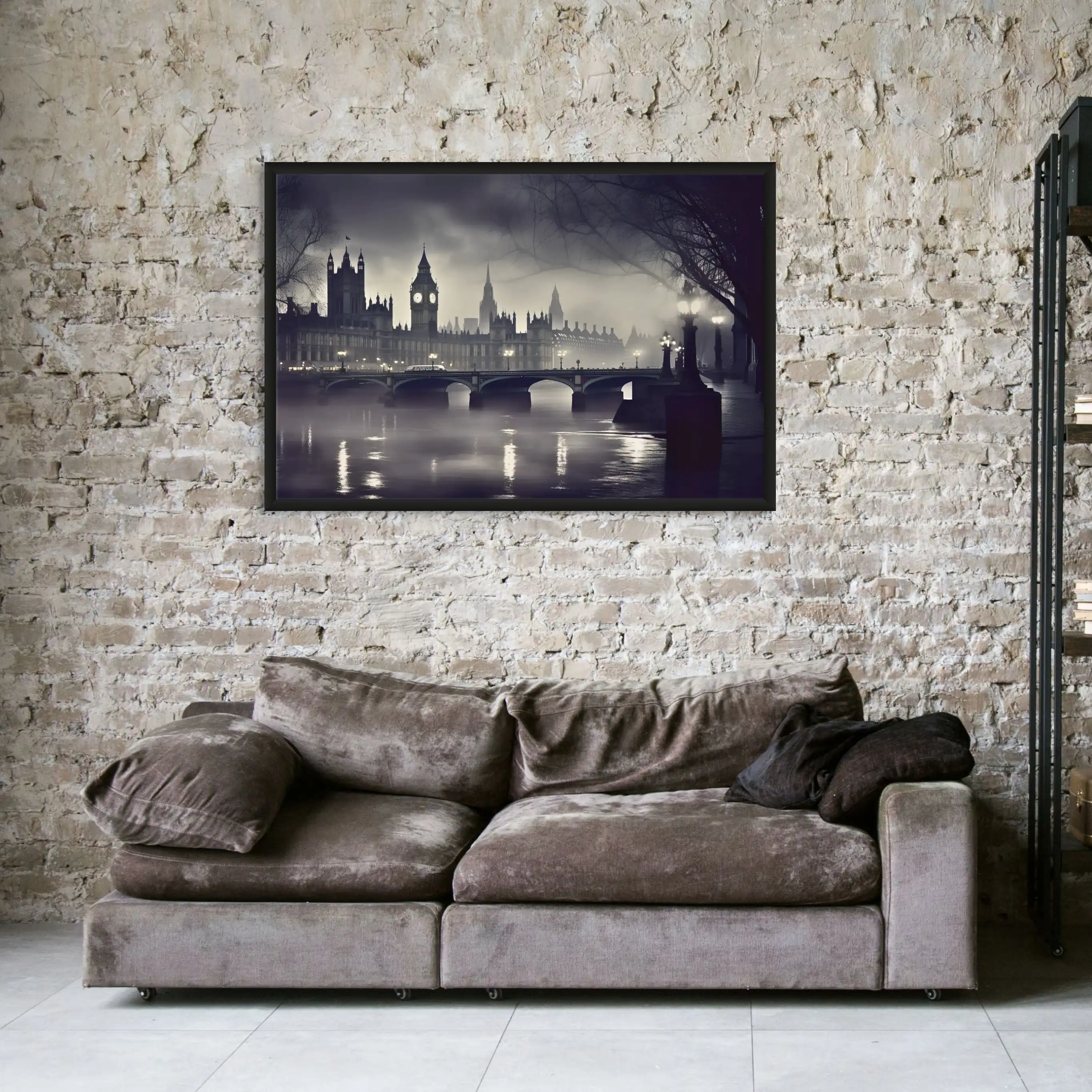 Tableau Londres Noir et Blanc — Esprit Victorien - Image 4