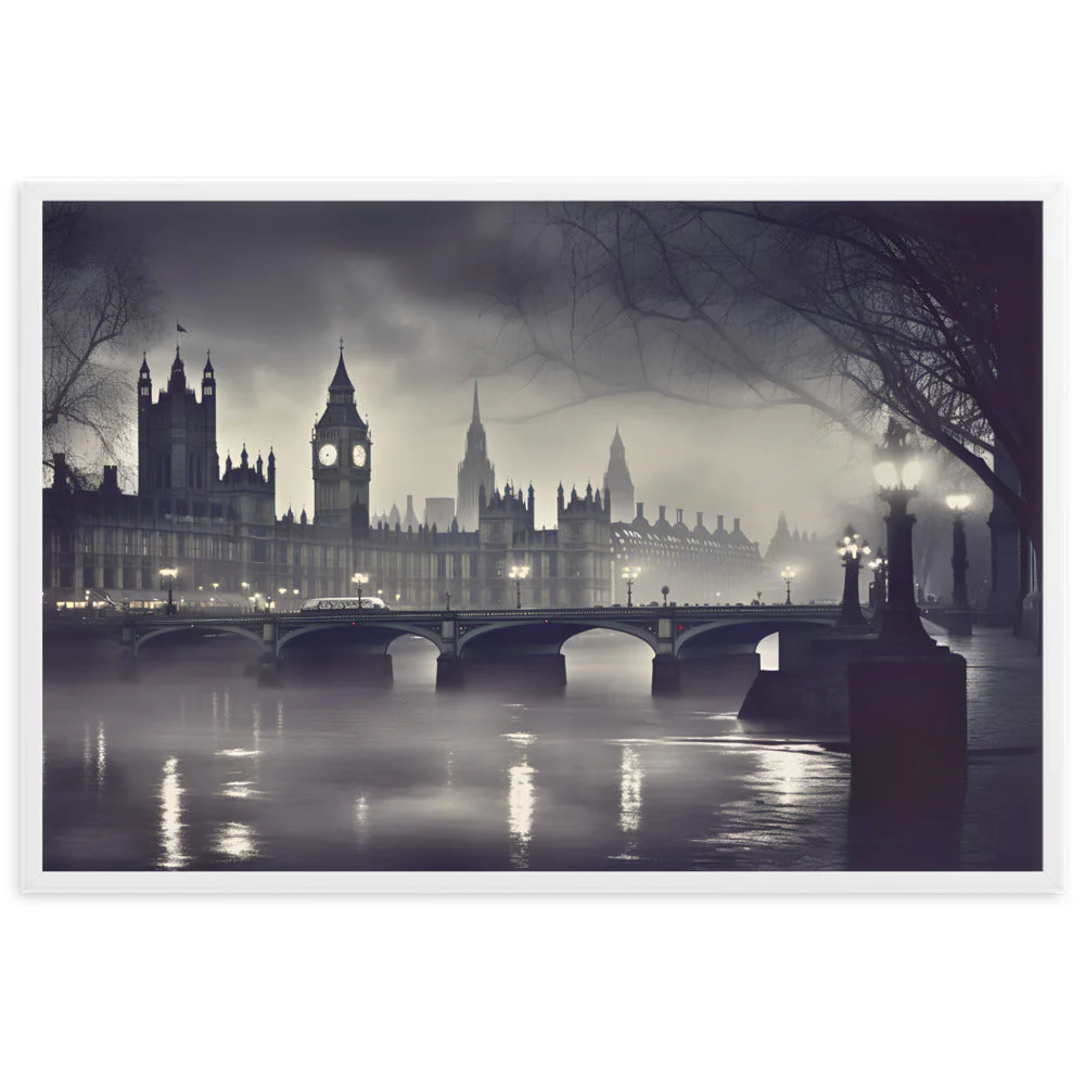 Tableau Londres Noir et Blanc — Esprit Victorien - Image 5