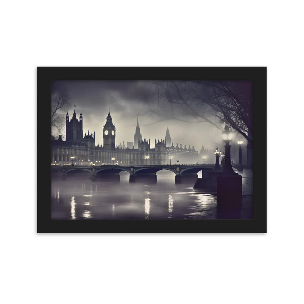 Tableau Londres Noir et Blanc — Esprit Victorien - Image 6