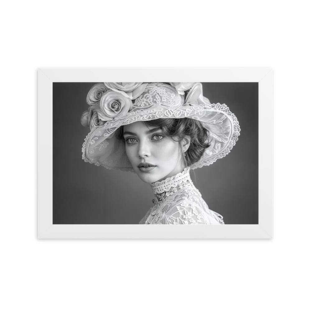 Tableau Noir et Blanc Vintage — Charme Victorien - Image 10