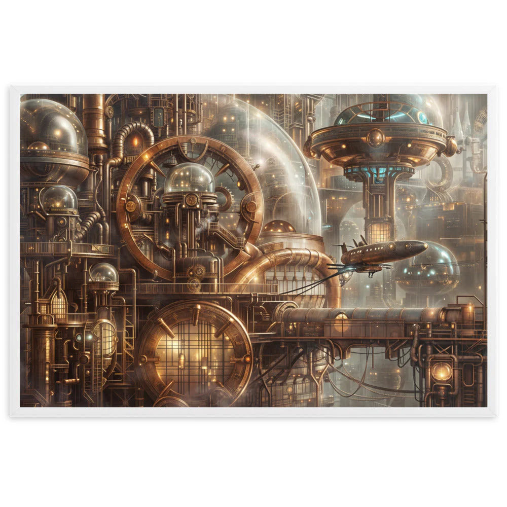 Tableau Steampunk — Voyage dans l'ère Industrielle Imaginaire - Image 5