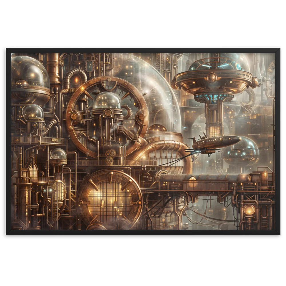 Tableau Steampunk — Voyage dans l'ère Industrielle Imaginaire - Image 9