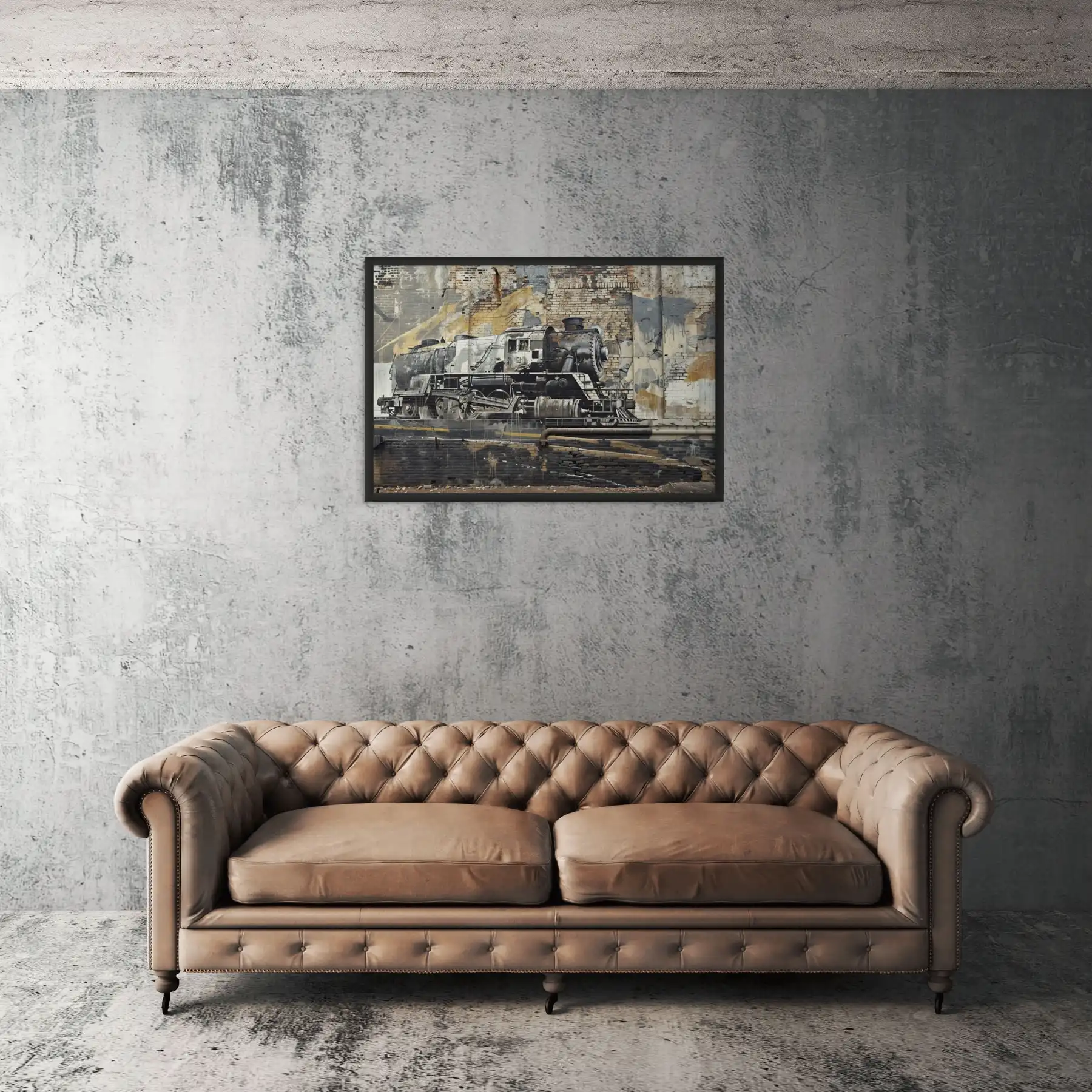 Tableau Type Industriel — Locomotive - Image 2