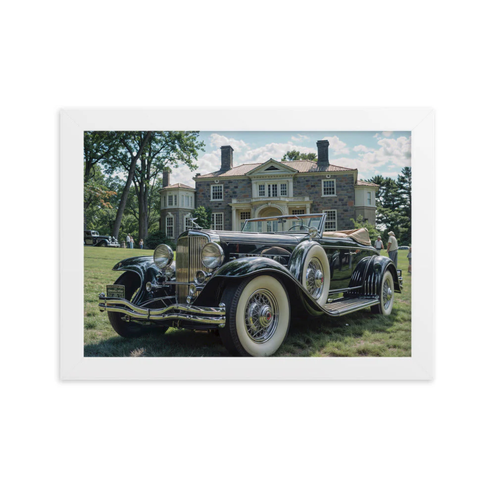 Tableau Vintage — Voiture Elégante - Image 10
