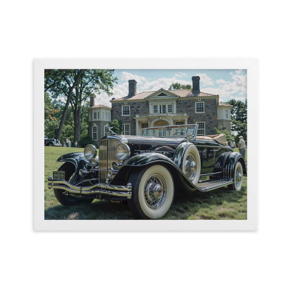 Tableau Vintage — Voiture Elégante - Image 11