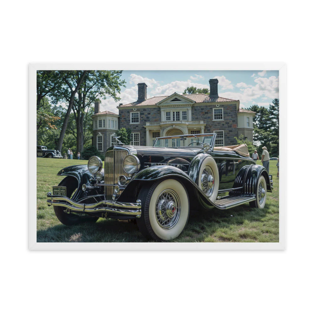 Tableau Vintage — Voiture Elégante - Image 12