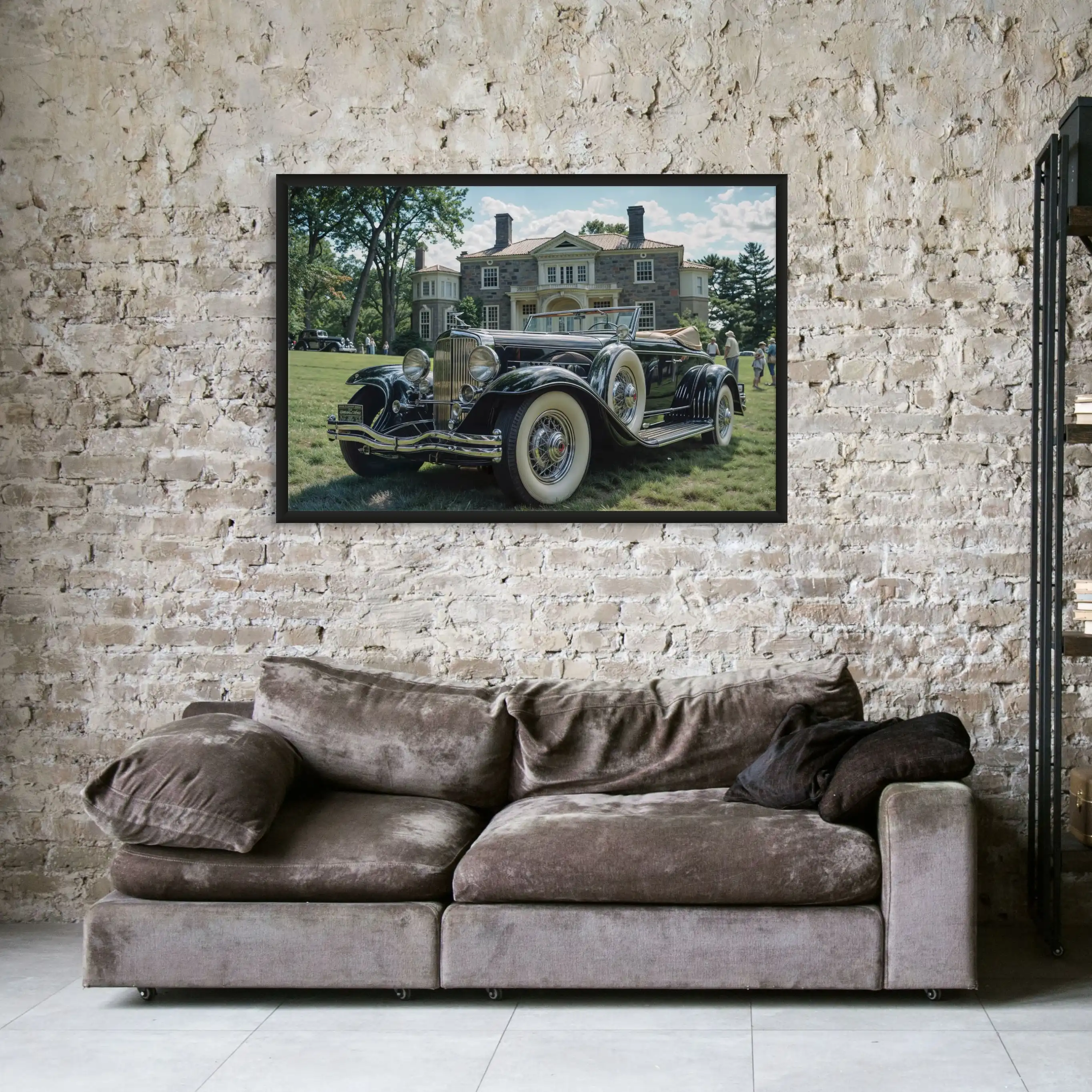 Tableau Vintage — Voiture Elégante - Image 4