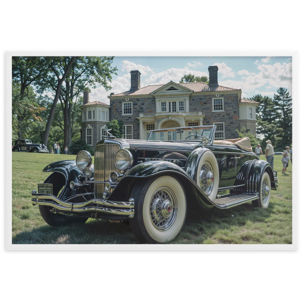 Tableau Vintage — Voiture Elégante - Image 5