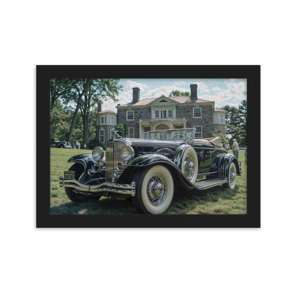 Tableau Vintage — Voiture Elégante - Image 6