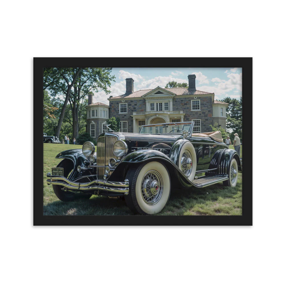 Tableau Vintage — Voiture Elégante - Image 7