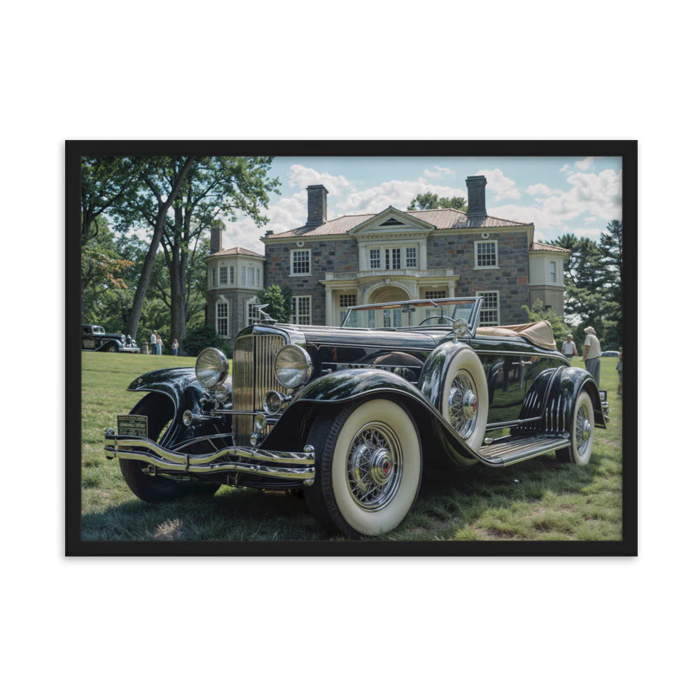 Tableau Vintage — Voiture Elégante - Image 8