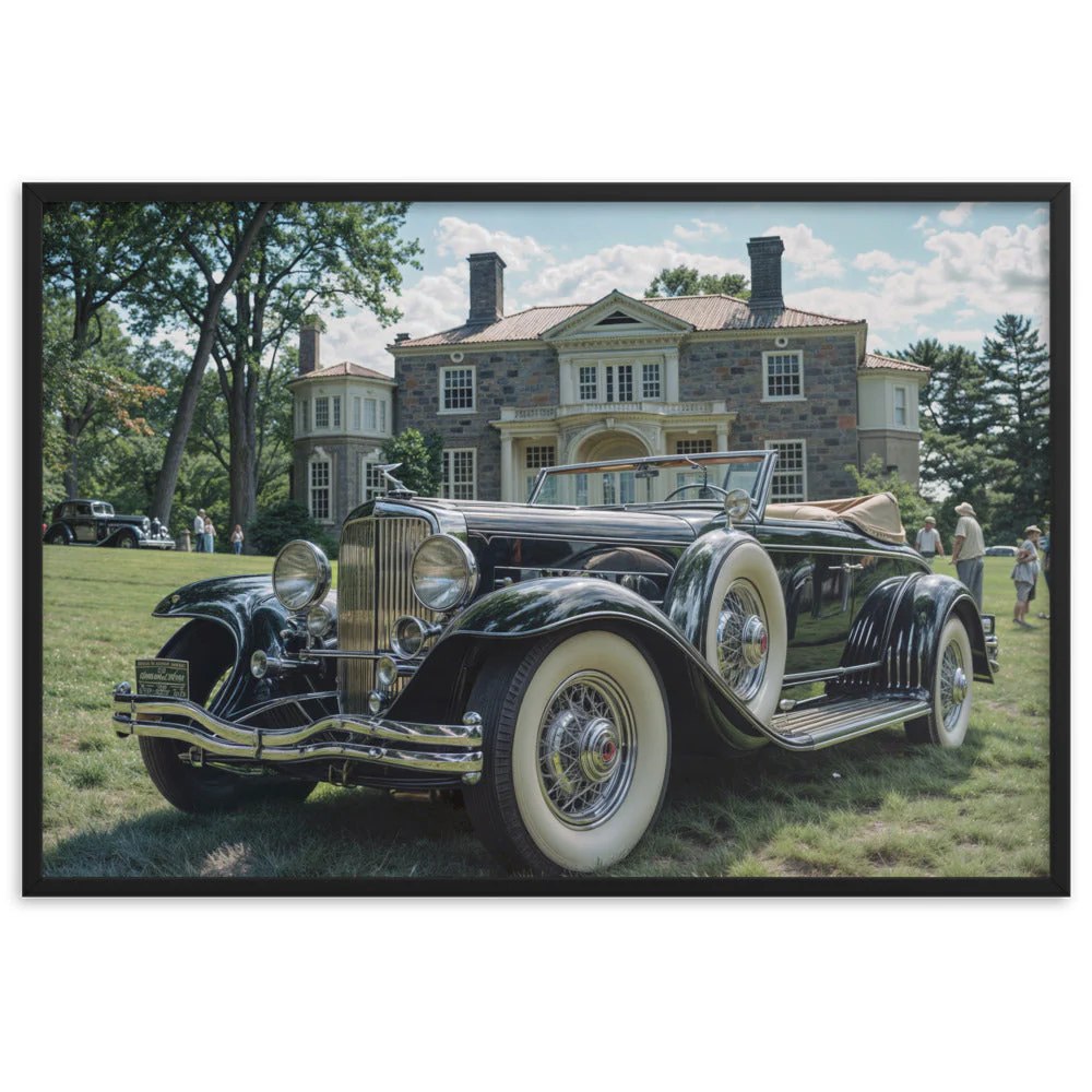 Tableau Vintage — Voiture Elégante - Image 9